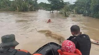 Al menos 500 personas evacuadas en Ecuador por inundaciones  AFP [upl. by Enileme]