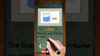 What is Liter  Easy Definition Explained in 30 Seconds  MATHalino123 mathterms metricsystem [upl. by Ahsar154]