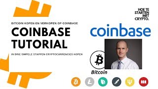 COINBASE TUTORIAL 2019  BITCOIN KOPEN EN VERKOPEN OP COINBASE [upl. by Omsoc]