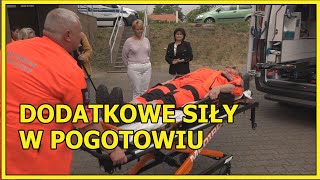 Głogów Nosze elektryczne na pomoc ratownikom [upl. by Pandolfi]