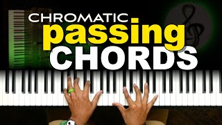 Chromatic Passing Chords for Beginner to Advanced  Gospel amp Jazz [upl. by Oiluarb]