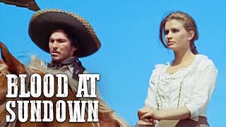 Blood at Sundown  SPAGHETTI WESTERN  Anthony Steffen  Wild West Movie [upl. by Eivets664]