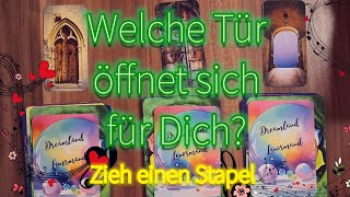 🚪Welche Tür öffnet sich für Dich🚪 goodvibes seelenorakel zieheinenstapel zukunftsblick [upl. by Thaine988]