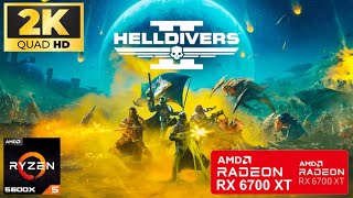 HELLDIVERS 2  High NATIVE 1440p 2K  5600X  RX 6700XT [upl. by Guise]