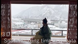 Relaxing Snow Time in NiigataJapan 3D2N winter itinerary） [upl. by Ciapas]