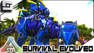 ARK Survival Evolved  Taming a Tek Stego E2  Ark Ragnarok Map [upl. by Anirdua]