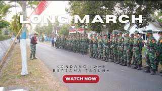 Semangat Taruna AAL dalam Long March Purboyo  Kondang Iwak [upl. by Gussman]