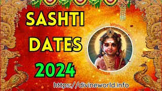 Sashti Dates 2024 [upl. by Aggi]