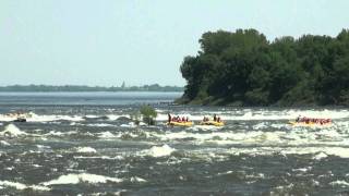 SauteMouton quotRaftingquot Rapides de Lachine Qc [upl. by Miche]