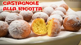 CASTAGNOLE ALLA RICOTTA DI CARNEVALE [upl. by Alegnat]