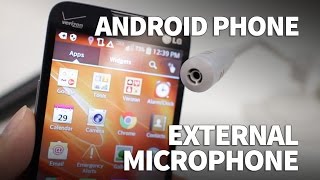 How to Use an External Microphone on Android Phone with 35mm Headphone Jack [upl. by Dray]