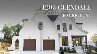 1203 Glendale  Raleigh NC  Luxury Custom Home Virtual Tour [upl. by Aierbma915]