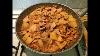 Spezzatino di vitello con patate e piselli [upl. by Reo]