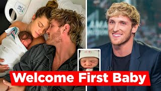 Logan Paul And Fiancée Nina Agdal Welcome Their First Baby Girl [upl. by Carter]