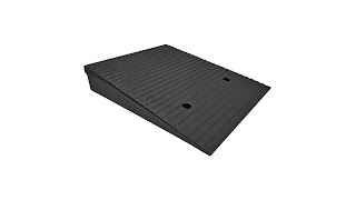 Electriduct 2quot Mountable Rubber Threshold Ramp for Wheelchairs Bikes [upl. by Nelia861]