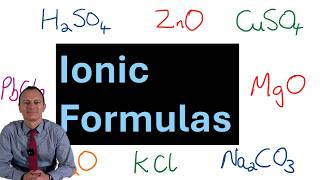 How to write Ionic formulas for GCSE Chemistry 2 EASY WAYS to work out ionic formulas [upl. by Ecila]