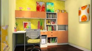 how to decorate study roomstudy room decorating ideasduring lockdownwith less material [upl. by Nomannic]