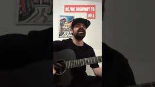 Highway To Hell  ACDC Acoustic Cover [upl. by Enelehcim687]