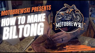 How to make biltong The Ultimate Adventure Bike Riding Snack [upl. by Kemble]