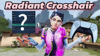 THE BEST CROSSHAIR TO USE IN VALORANT CONSOLE [upl. by Nonnahc691]