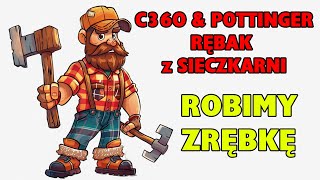 C360 amp RĘBAK GAŁĘZI Sieczkarnia pottinger mex w akcji wood chipper Rozdrabniacz do gałęzi [upl. by Eillim545]