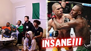 HILARIOUS Reaction to Alex Pereiras INSANE Comeback Knockout Win over Israel Adesanya at UFC 281 [upl. by Sesiom]