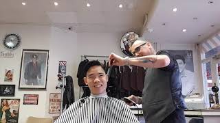 EXECUTIVE CONTOUR CUT amp STYLE  At The Barber Shop  232019 [upl. by Clemens]