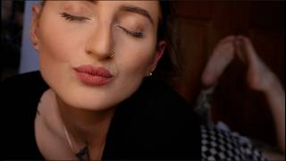 Girl has a crush on you We hang out  ASMR roleplay  Friend to Girlfriend Kisses [upl. by Goodkin]