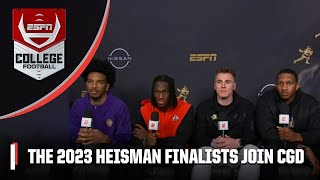 The 2023 Heisman Trophy finalists give a deep dive into their seasons on College GameDay 👏 [upl. by Enneiluj442]