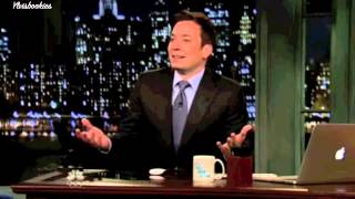 Jimmy Fallon introducing Ylvis on Late Night show USA [upl. by Alicirp]