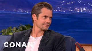 Timothy Olyphant Has quotOne Too Manyquot Children  CONAN on TBS [upl. by Burns]