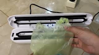 UNBOXING  REVIEW VACUUM SEALER TNW  SEDOTANNYA MANTAP  Awalnya Gagal☹️ [upl. by Musihc15]