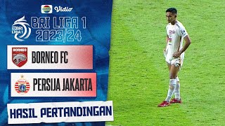 Hasil Akhir Pertandingan  Borneo FC Vs Persija Jakarta  BRI Liga 1 202324 [upl. by Avlis475]