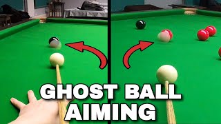 Snooker GHOST BALL Aiming SYSTEM [upl. by Raffin509]