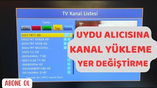 Tüm Uydu Alıcıları İçin Kanal Arama Yer Değiştirme 2024 TKGS Üzeri Arama [upl. by Kassandra]