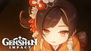 SMOL CHIORI Past Story Trailer JP DUB with EN SUB Genshin Impact  Baby Chiori Teaser [upl. by Annia293]