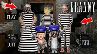 Playing GrannyPrisoner BaldiPrisoner vs Bad Little GrannyCop  Gameplay Animation p17 [upl. by Francoise]