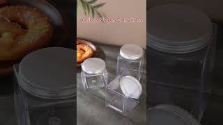 Wholesale Plastic Containers Food Grade Storage Jars [upl. by Aihselat]