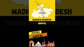 States amp Capital Name of INDIA toptenquiz [upl. by Shepley]