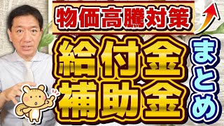 【7月度 物価高騰 給付金・補助金まとめ】最大20万円等 都道府県別 LPガス値引き 家庭・企業 水道光熱費・燃料費 補助 個人事業主・小規模向け 貨物運送事業者等〈24年7月時点〉 [upl. by Htebasil]