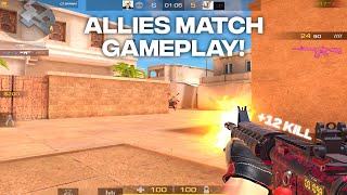 STANDOFF 2  Full Allies Match Gameplay 😩🔥❤️ 12 Kill [upl. by Tiedeman690]