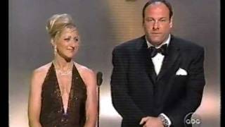 Emmys 2000 James Gandolfini Edie Falco [upl. by Kristen5]