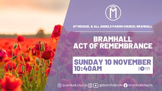 Bramhall Act of Remembrance 2024 [upl. by Aneliram]