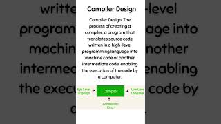 Compiler Design [upl. by Asiret]