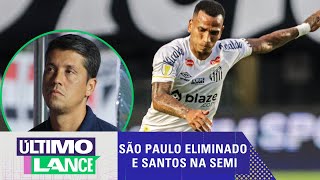 SANTOS VENCE LUSA NOS PÊNALTIS E ESTÁ NA SEMIFINAL SÃO PAULO CAI NO MORUMBI  ÚLTIMO LANCE [upl. by Eecrad527]