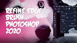 How to Use Refine Edge Brush to Drastically Improve Selection in Photoshop 2020 [upl. by Shepley]