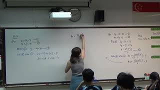 2E 2024 Ex 1C Substitution Hwk amp Ch 13 Solving Simult Eqns using Graphical Method Part 2 [upl. by Yursa]