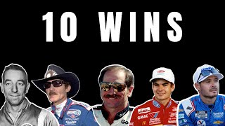 Every NASCAR Cup Series Driver to Win 10 or More Races in a Single Season [upl. by Denys]