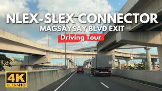 NLEXSLEX CONNECTOR  Fastest Way to Espana and Sta Mesa Manila  NLEX to Magsaysay Blvd Driving [upl. by Margret]