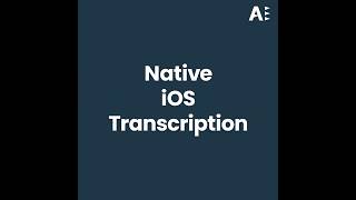 iOS18 Native Transcription [upl. by Hoon375]